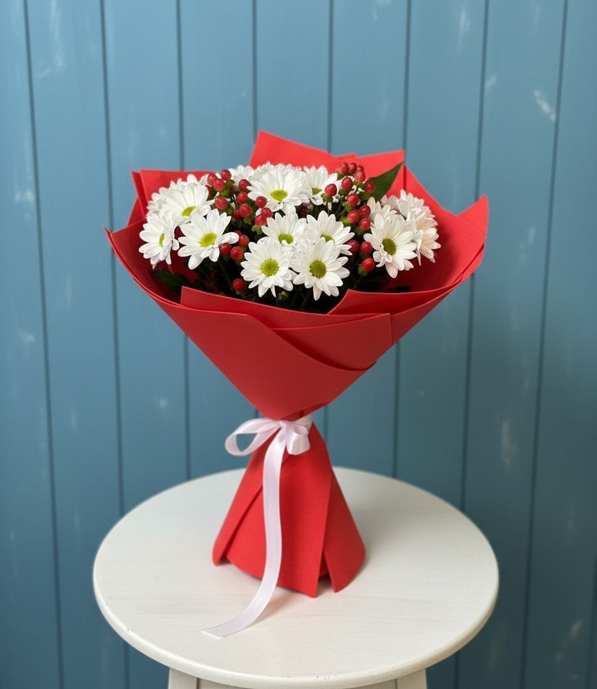 Букет цветов из: Хризантемы в Кожино