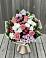 Букет цветов из: Альстромерии, Гвоздики, Розы и Хризантемы в Кожино