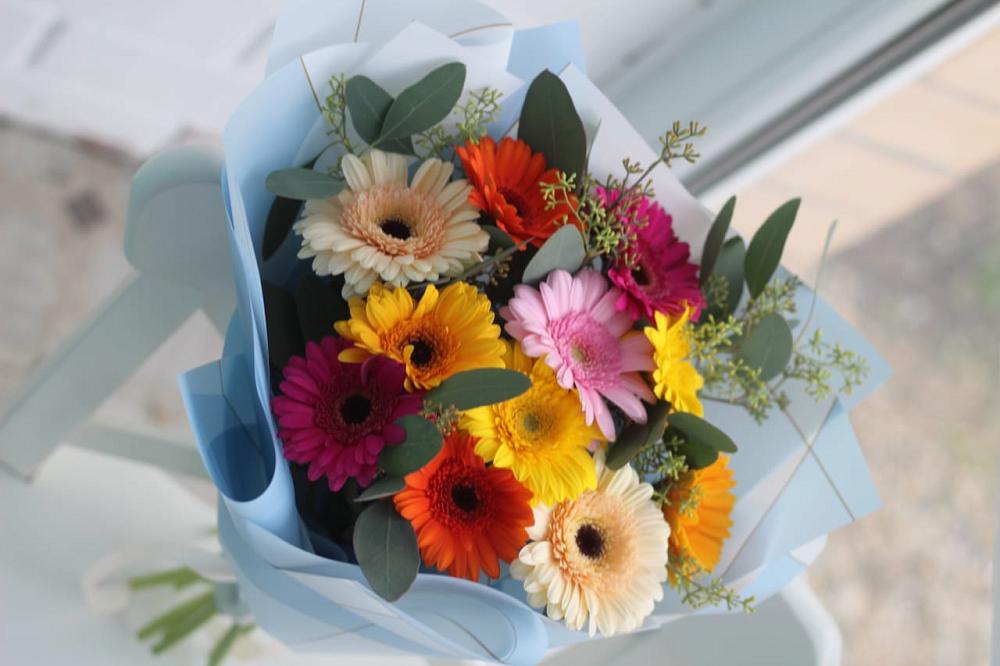 Букет цветов из: Герберы в Кожино