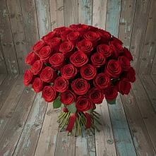Букет 55 Красных роз Фридом #REPLACE_PRED# Кожино