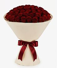 Букет 101 Бордовая роза Блэк Бакарра в Кожино