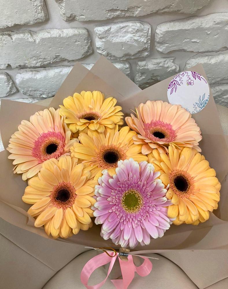 Букет цветов из: Герберы в Кожино