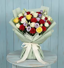 Букет цветов из:  Розы #REPLACE_PRED# Кожино
