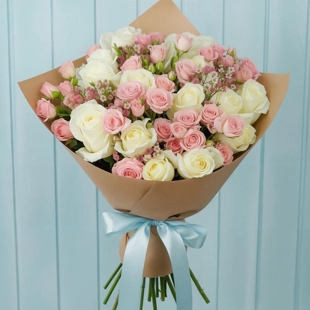 Букет цветов из: Розы в Кожино