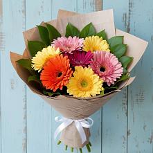 Букет цветов из:  Герберы #REPLACE_PRED# Кожино