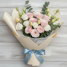 Букет цветов из:  Лизиантусы #REPLACE_PRED# Кожино