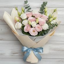 Букет цветов из:  Лизиантусы в Кожино