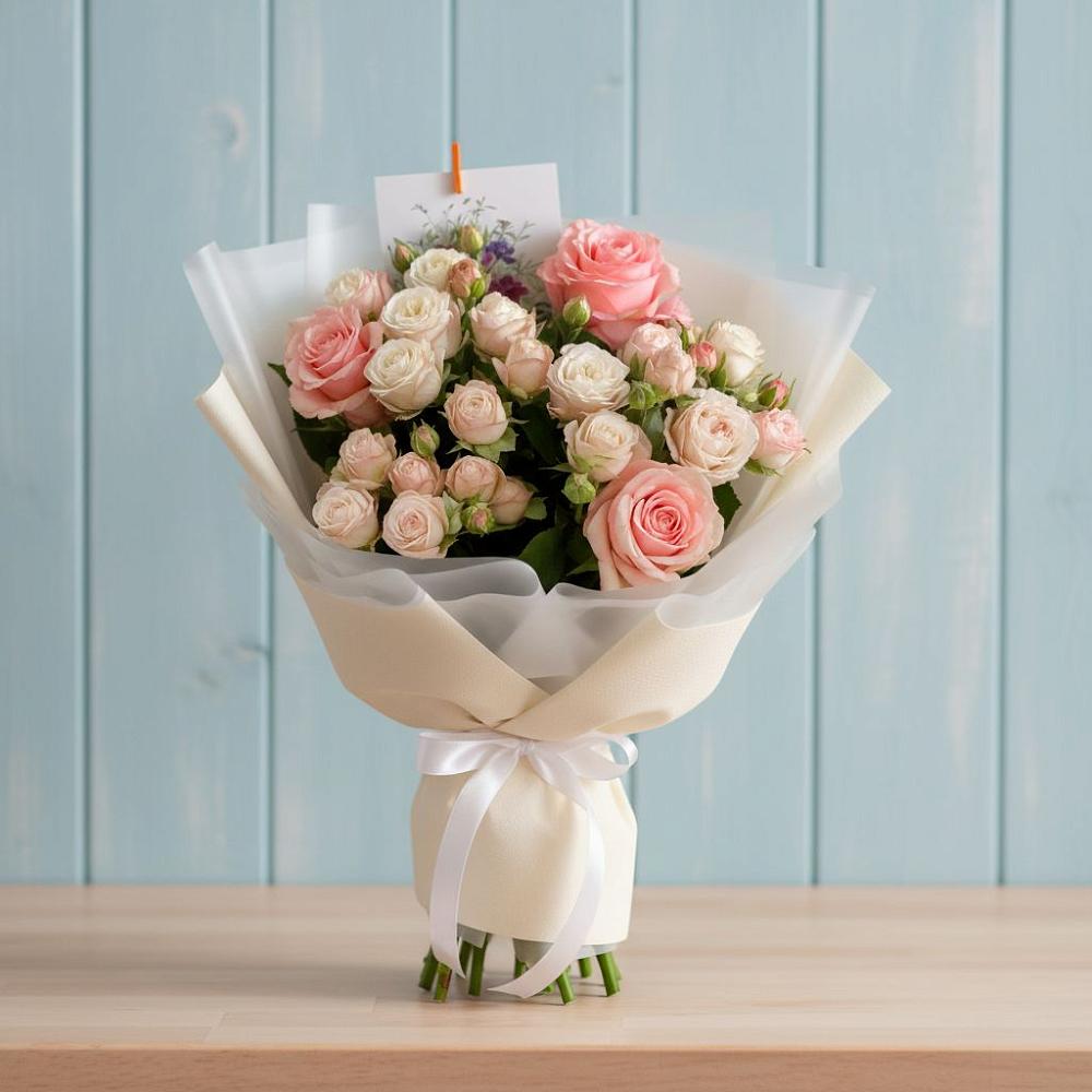 Букет цветов из: Розы в Кожино