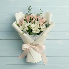 Букет цветов из:  Альстромерии #REPLACE_PRED# Кожино