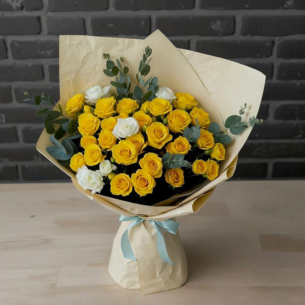 Букет цветов из: Розы в Кожино