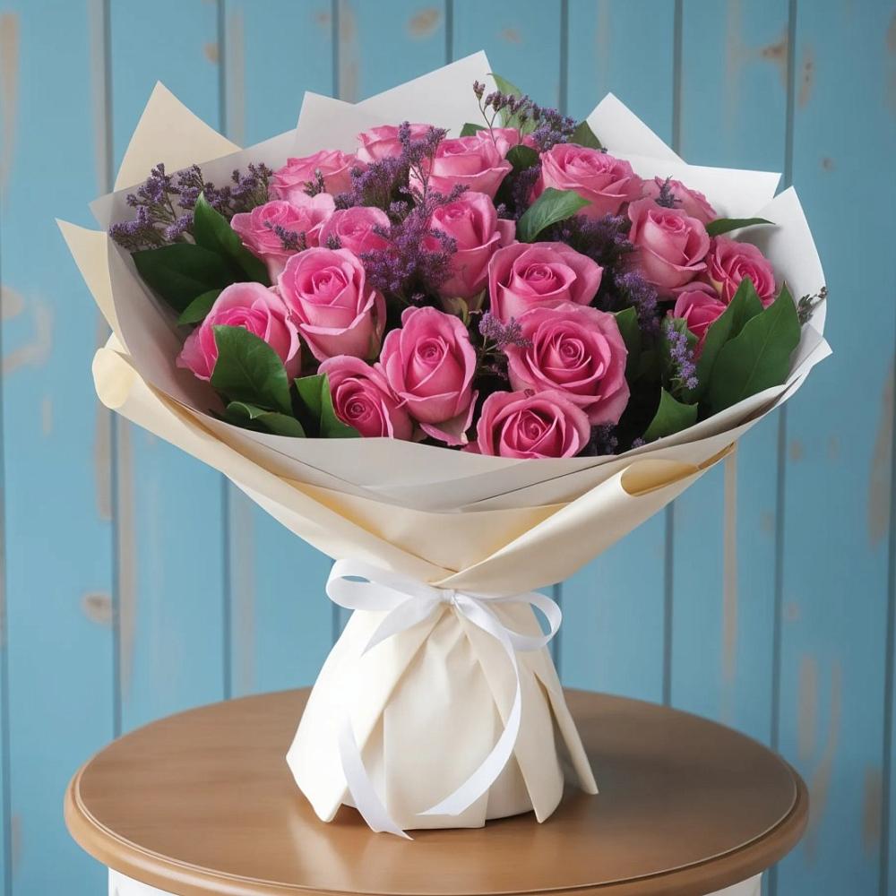 Букет цветов из: Розы в Кожино