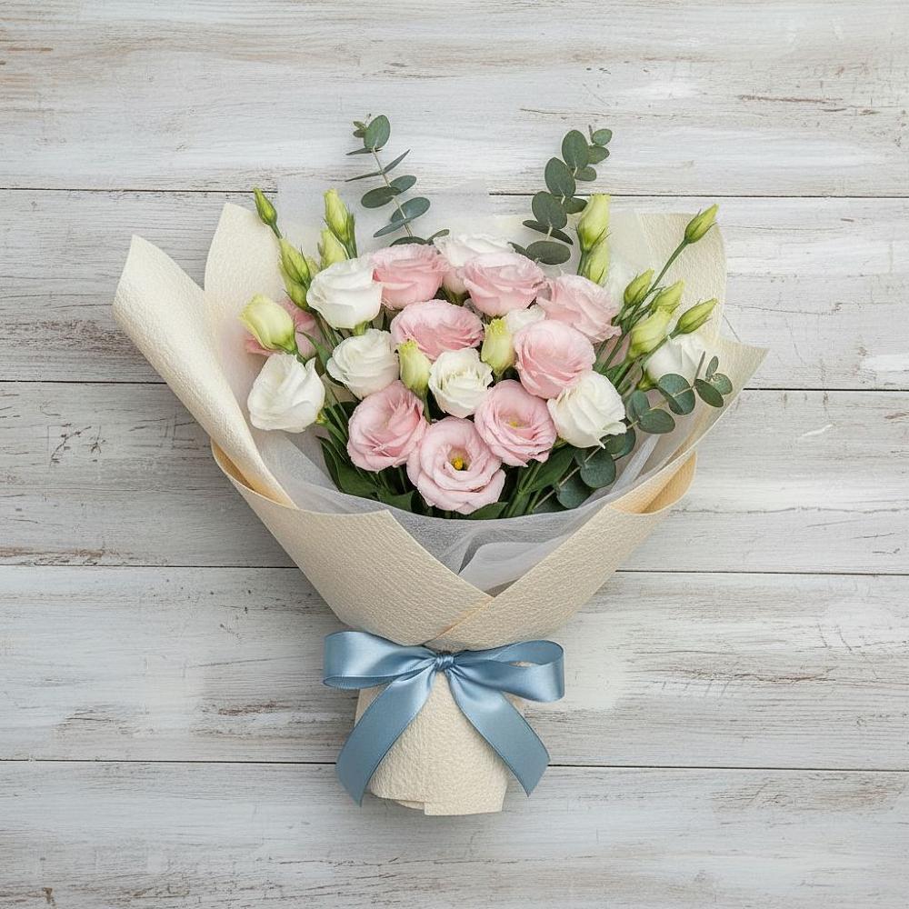 Букет цветов из: Лизиантусы в Кожино